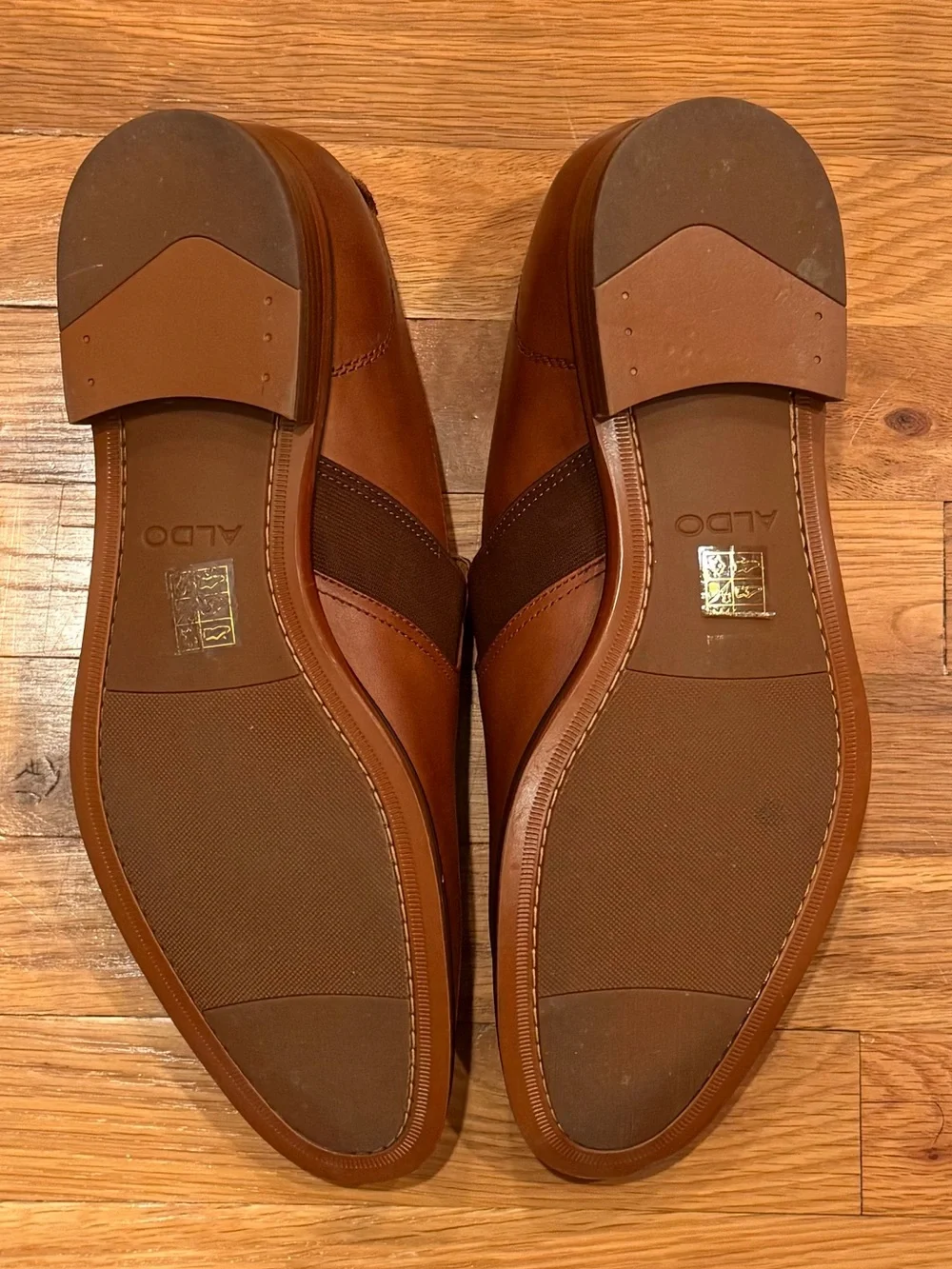 ALDO Municipo Men's Tan Slip-On Leather Loafers